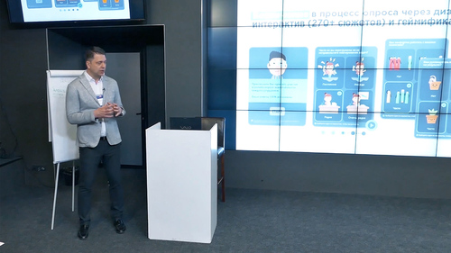 Презентация платформы Happy Job для HR-директоров на выставке HR Tech